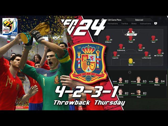 Spain's 2010 World Cup Winning Tactics Revealed | EA FC 24