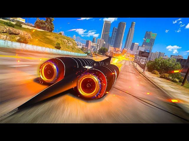 Unstoppable 9999HP Car Destroying Cops In GTA 5 RP