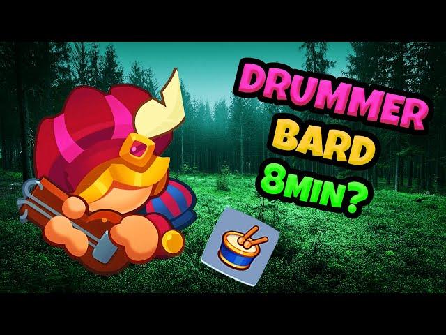 Can Bard Drummer hit 8:00 minutes DW in Rush Royale?!