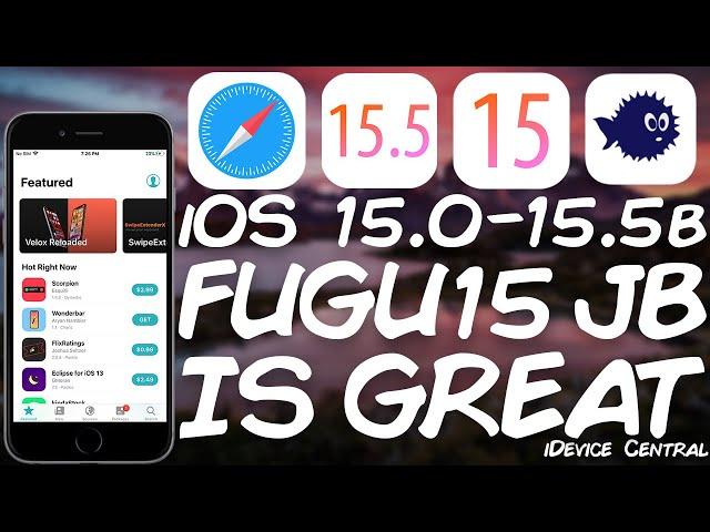 iOS 15.0 - 15.5b Fugu15 JAILBREAK Is Much More Than You Think! Safari-Based Install, No Re-signing