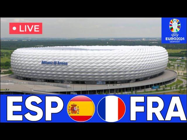 ИСПАНИЯ : ФРАНЦИЯ | 1/2 финала ЕВРО | ПРЯМАЯ ТРАНСЛЯЦИЯ | SPAIN : FRANCE | EURO 2024 | LIVE