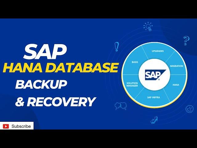 SAP HANA DATABASE -- BACKUP & RECOVERY