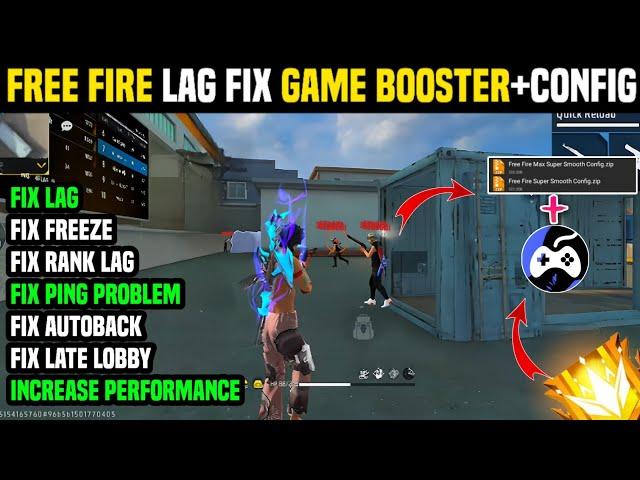 FREE FIRE 1GB 2GB RAM LAG FIX NEW CONFIG || FF MAX LAG FIX NEW GAME BOOSTER || FF + FF MAX LAG FIX