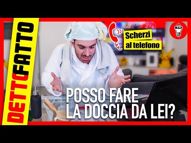 Scherzi Telefonici - "Posso venire a fare la doccia a casa sua?" - Pronto Fatto Ep.2 - theShow