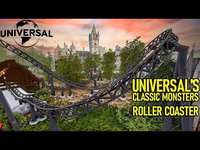 DARK UNIVERSE "Curse of the Werewolf" Spinning Roller Coaster POV - Epic Universe