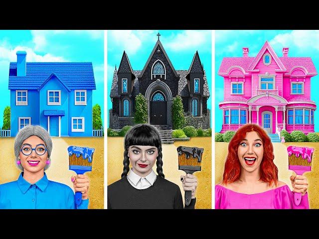 One Colored House Challenge | Funny Situations by Multi DO Challenge