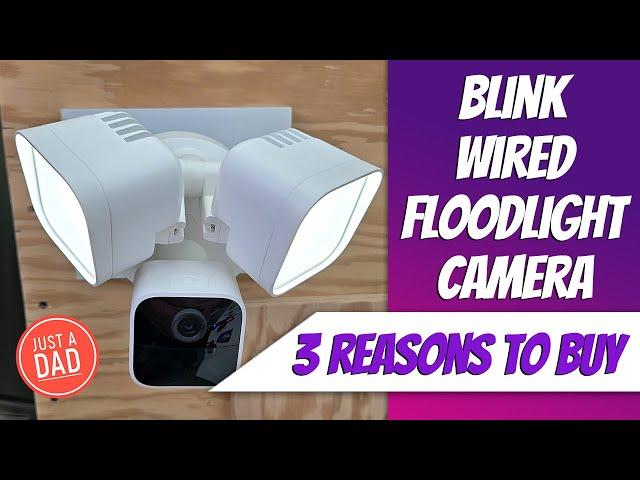 Blink Wired Floodlight Smart Security Camera 3 Reason To Buy  I love it!