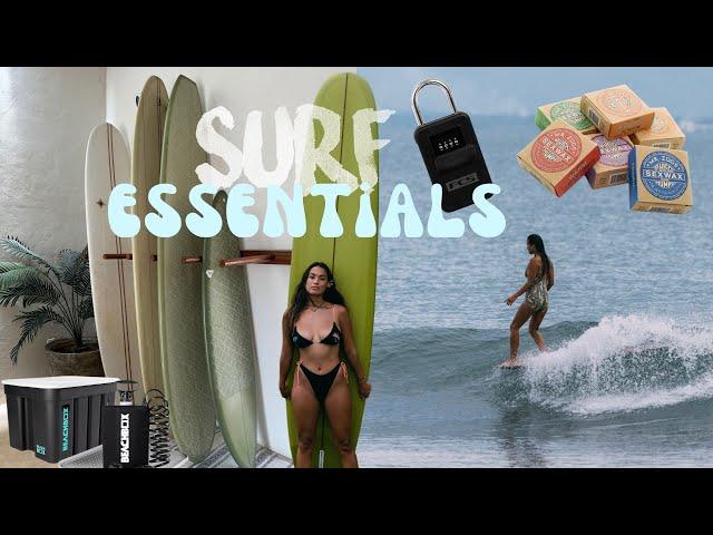 MY SURF ESSENTIALS: must-have gear/accessories to go surfing 