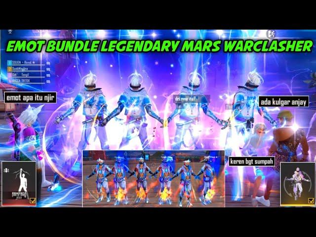 EMOT BUNDLE LEGENDARY 2JT MARS WARCLASHER DI TRAINING GIMANA REAKSI WARGA TRAINING