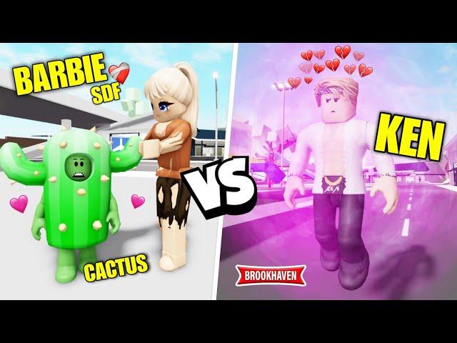 CACTUS VS KEN ... ! (BARBIE PAUVRE) BROOKHAVEN - ROBLOX