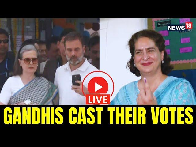 Delhi Lok Sabha Election 2024 Live Updates: Rahul and Sonia Gandhi Cast Their Votes | LIVE News N18L