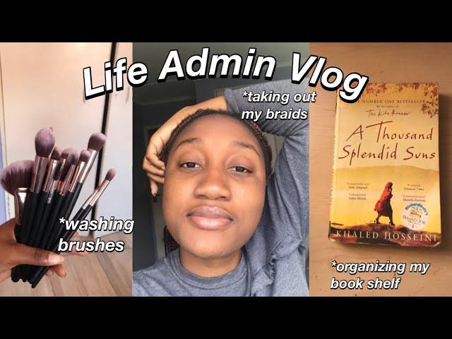 GETTING MY LIFE TOGETHER - 4C hair wash day, cleaning + organizing | Zimbabwean YouTuber #roadto3k