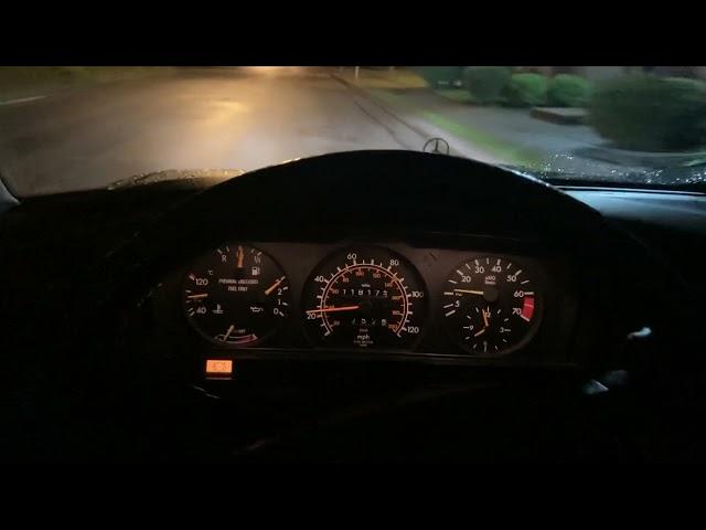 Mercedes 190e 2.6 coasting in neutral - diagnostic test drive