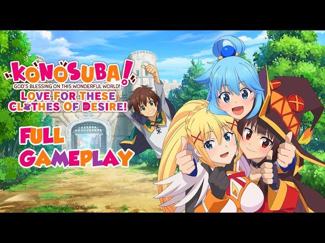 KonoSuba Love for These Clothes of Desire | Full Gameplay