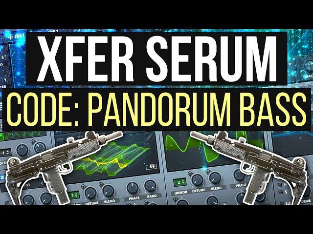 HEAVY Code: Pandorum Machine Gun Dubstep Bass in Serum Tutorial (FREE PRESET)