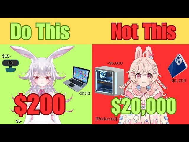 How to be a Vtuber on a Budget