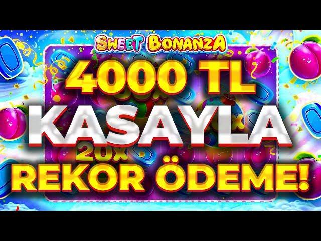 Sweet Bonanza Küçük Kasa  | 90.000 TL REKOR ÖDEME ALDIK !  SLOT OYUNLARININ HASI 