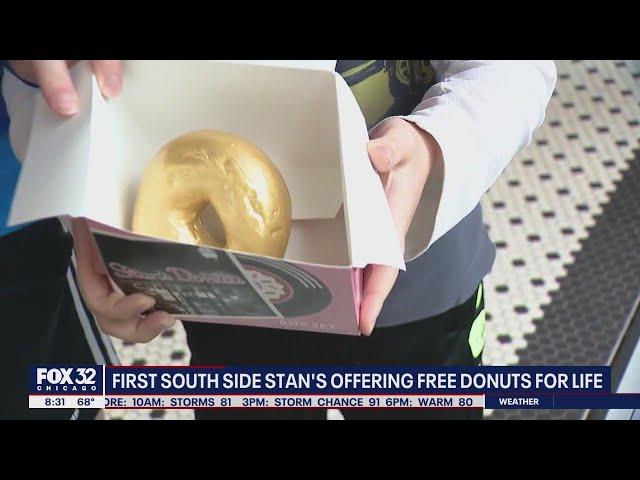 Win a golden donut from Stan's and get free donuts for life