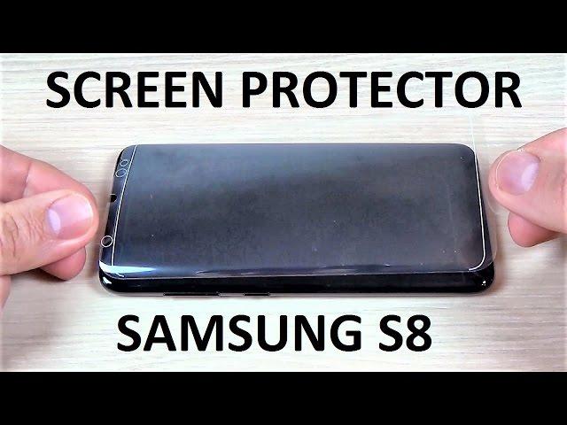 APPLY SCREEN PROTECTOR Samsung Galaxy S8, S8+ | How to