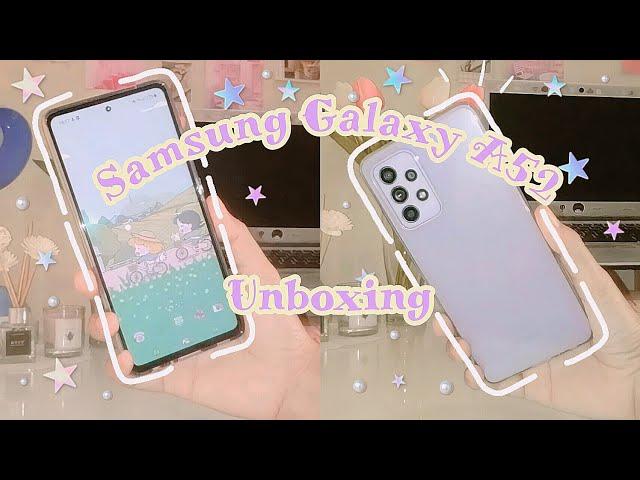 [aesthetic unboxing] | samsung galaxy a52awesome violet [128gb] 