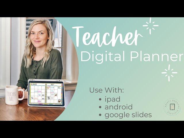 Teacher Digital Planner | Goodnotes Planner for teachers | Back to School Organization