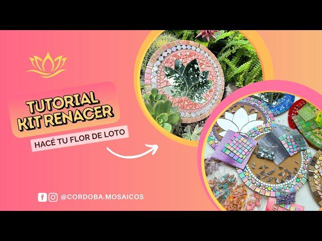 Creá una Espectacular FLOR DE LOTO EN MOSAICO 🪷 Guía Paso a Paso