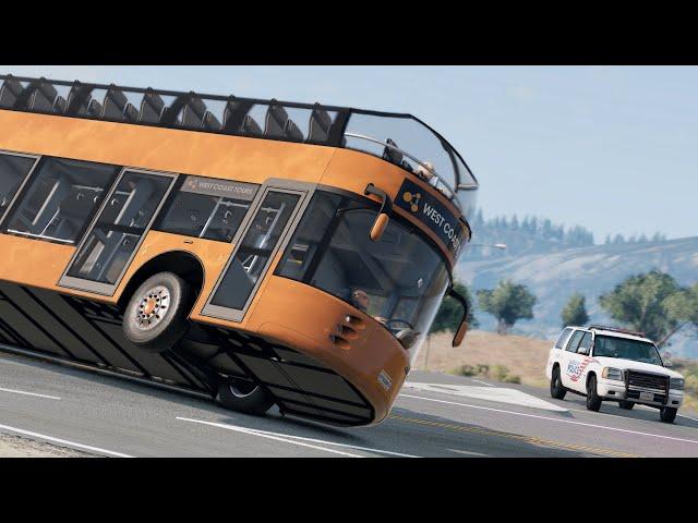 Tour Bus Accidents 2 | BeamNG.drive