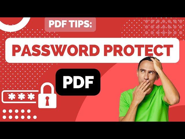 How to Password Protect a PDF