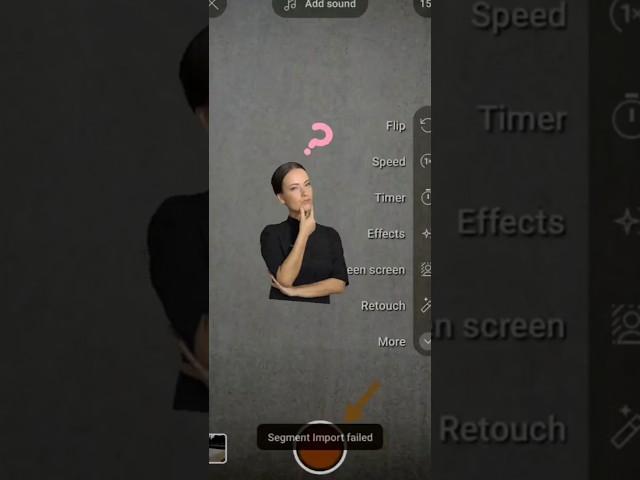 Segment import failed | How to fix segment import failed | shorts upload solution in mobile |