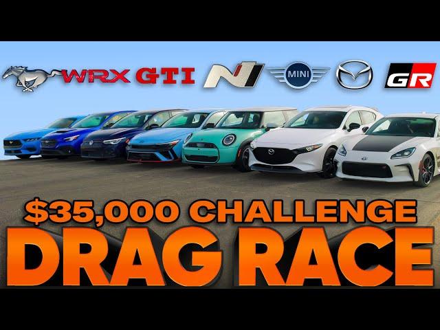 We Race Every Quick Car Under $35,000  — Jason Cammisa Ultimate Drag Race Replay