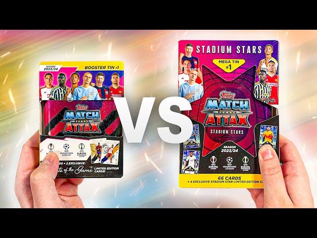 BOOSTER TINS vs MEGA TINS! | Match Attax 2023/24 Pack Battle! (RELIC CARD PULLED!)