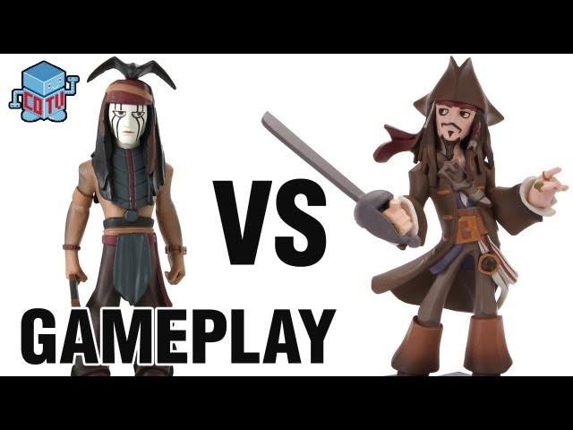 CoinOpTV - Disney Infinity TONTO vs JACK SPARROW Gameplay