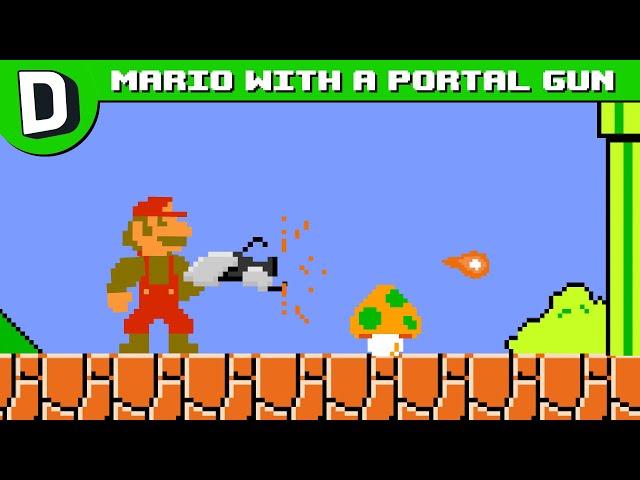 Mario Gets A Portal Gun!