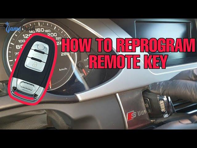 Audi key Programming -  Sync remote Key Audi - Repair remote key - Reprogram Remote Key 