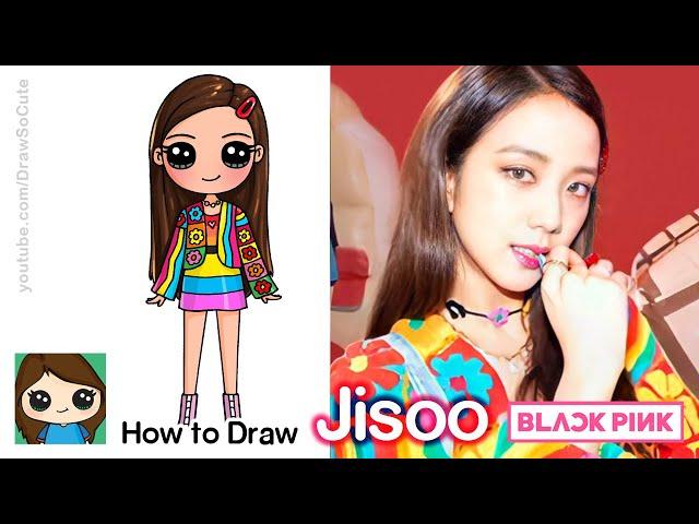 How to Draw JisooIce Cream with BlackPink Kpop