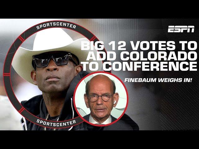 Paul Finebaum reacts to the Big 12 unanimously voting to add Colorado to conference | SportsCenter