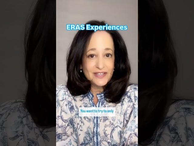 ERAS Experiences: What should I write? #ERASapplication #residencymatch #mededits