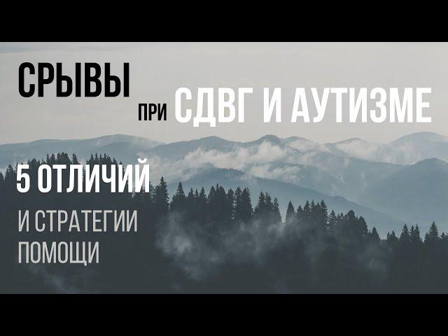 Мелтдаун (нервные срывы) при СДВГ и аутизме | Отличия и лайфхаки