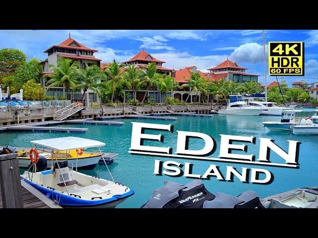 Eden Island , Seychelles Paradise in 4K 60fps HDR (UHD) Dolby Atmos  The best places  walking tour