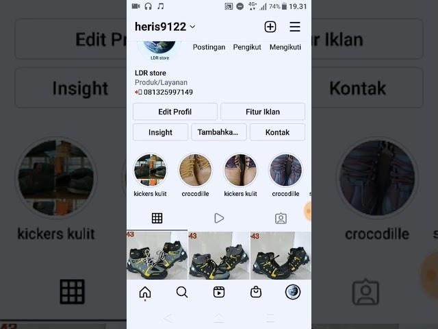 Cara  menambahkan link profil tiktok ke instagram #shorts #short #tiktok #video#instagram