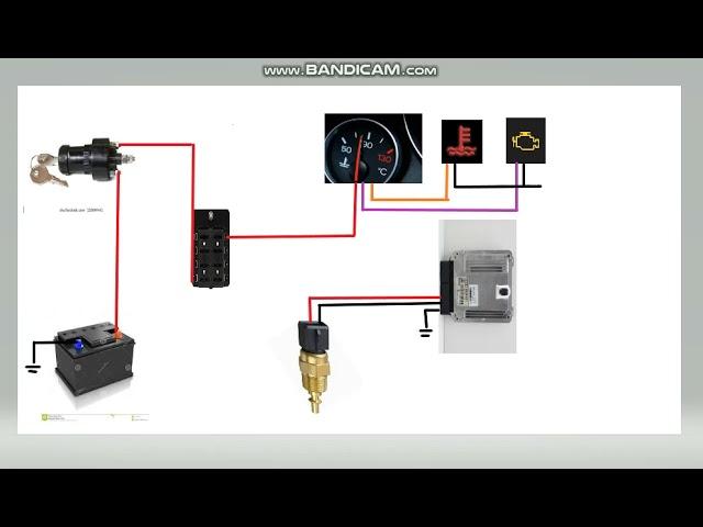 WATER TEMPERATURE SENSOR WIRING DIAGRAM