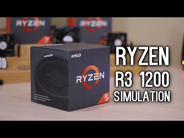 R3 1200 (Sim) vs i3 6100 - How Fast is the Ryzen R3 Series? (6 Games Tested!) | OzTalksHW