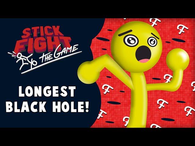Surviving A Black Hole For 24 Hours! (Stick Fight)