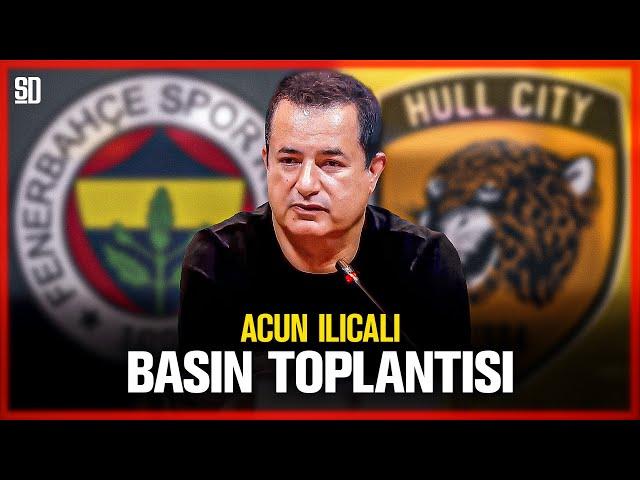 FENERBAHÇE - HULL MAÇI ÖNCESİ BASIN TOPLANTISI |Acun Ilıcalı, Abülkadir Ömür, Tan Kesler, Tim Walter