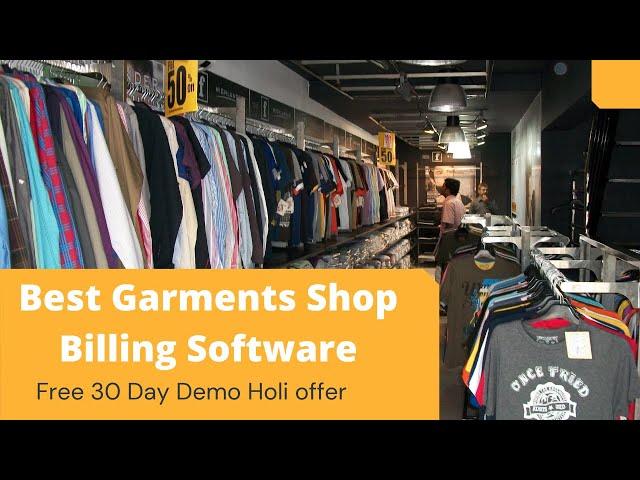 Best Garments Shop Billing Software | Get Free  Demo Trial.