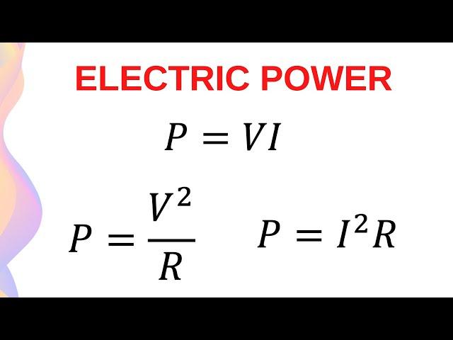 Electric Power Explained: Equations & Problems // HSC Physics