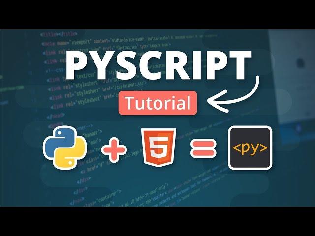 PyScript Anfänger Tutorial Deutsch - Webseiten mit PYTHON erstellen