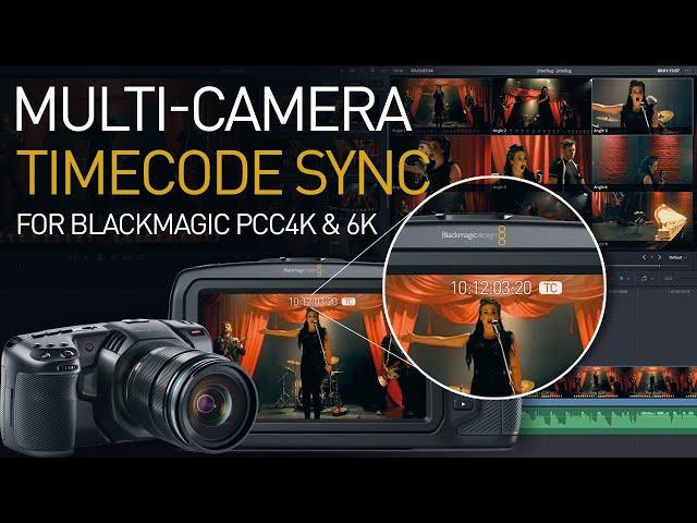 Multi-Camera Timecode Sync for Blackmagic Pocket 4K & 6K (EASY & FREE)