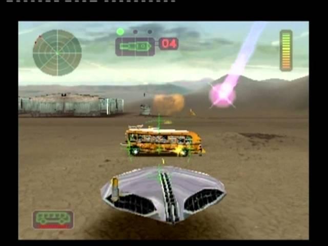 Vigilante 8 Arcade Gameplay "Y" The Alien "Secret Base Nevada" (PS1)