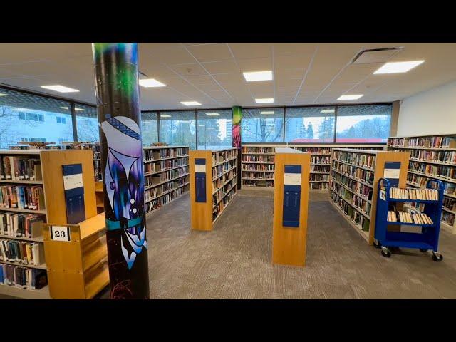 ASMR Whispered Library Walk Through (relaxing, tingles)